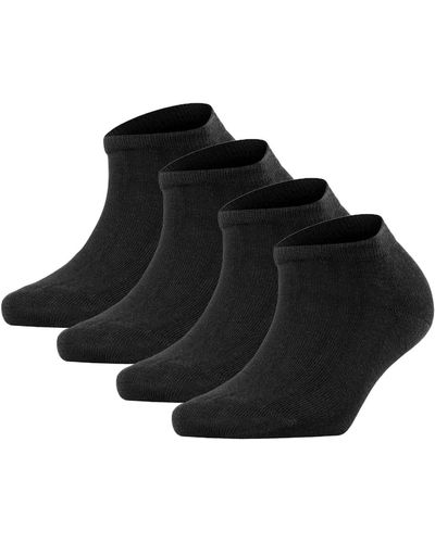 FALKE Socken unifarben - Schwarz