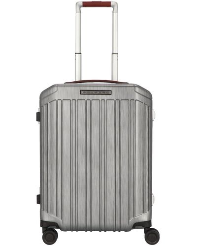Piquadro Koffer unifarben - s - Grau