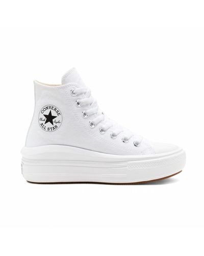 Converse / mädchen sneaker568498chuck taylor all star move /natur elfenbein/schwarz - Weiß
