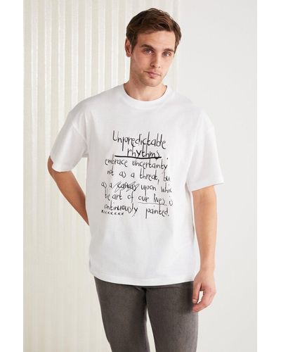 Grimelange T-shirt oversized - Weiß