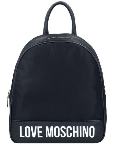 Love Moschino City lovers city rucksack 30 cm - Blau