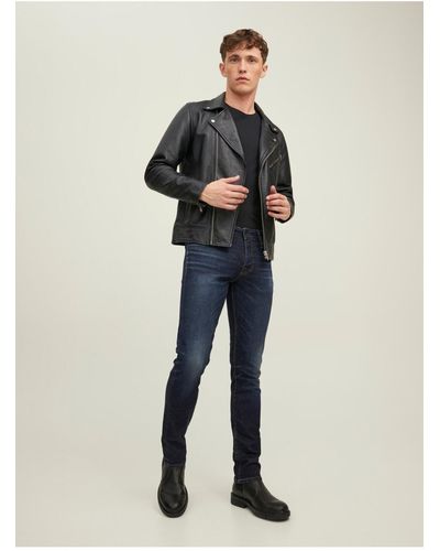 Jack & Jones Jack jones glenn-modell slim cut jeans - Blau