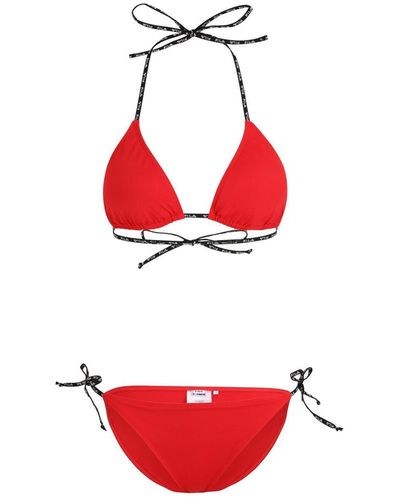 Fila Bikini-set unifarben - Rot