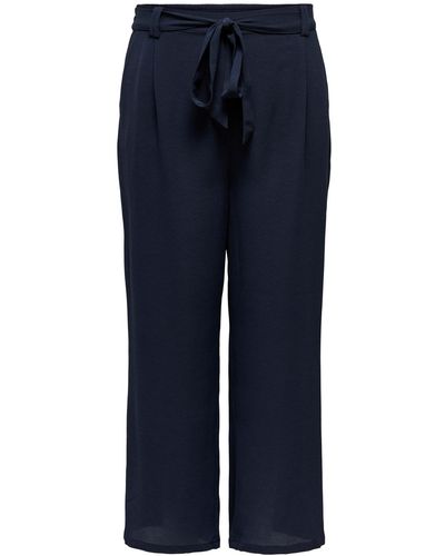 Only Carmakoma Carlux life palazzo ankle pant noos - Blau