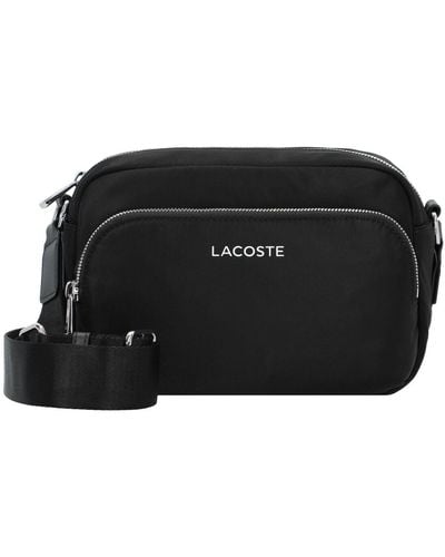 Lacoste Active nylon umhängetasche 22 cm - Schwarz