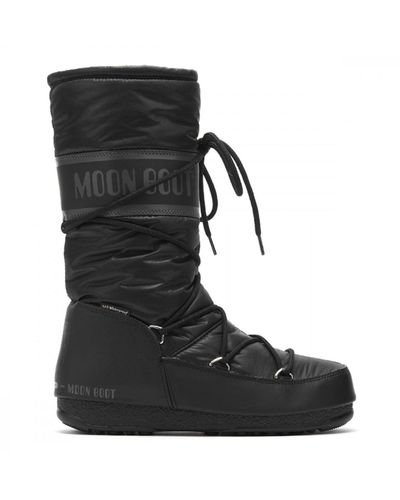 Moon Boot E lange schnürstiefeletten 24009100001 - Schwarz
