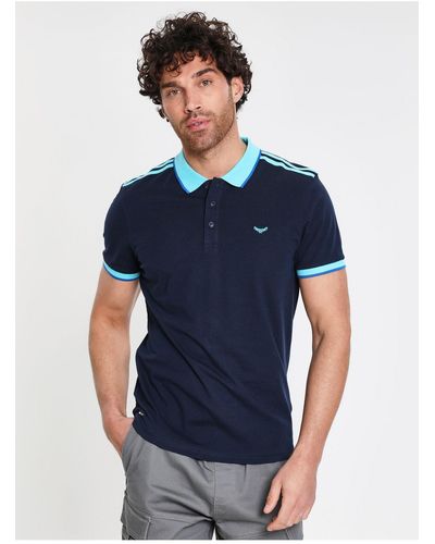 Threadbare Poloshirt regular fit - Blau