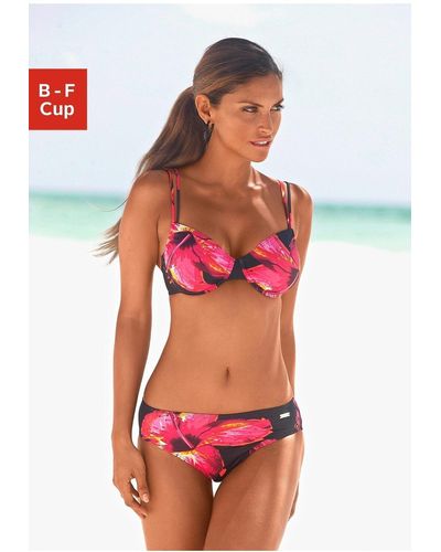 Lascana Bikini-set unifarben - Pink