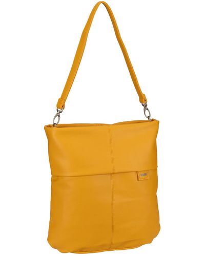 Zwei Handtasche unifarben - Orange