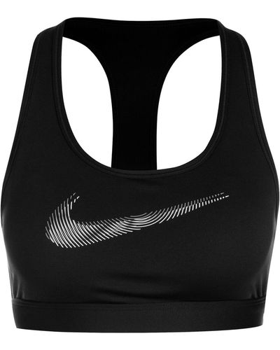 Nike Sport-bh strukturiert - Schwarz