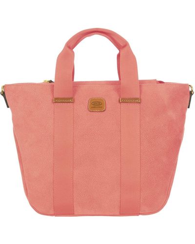 Bric's Handtasche unifarben - Pink