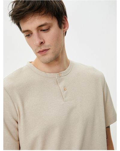 Koton T-shirt regular fit - Braun