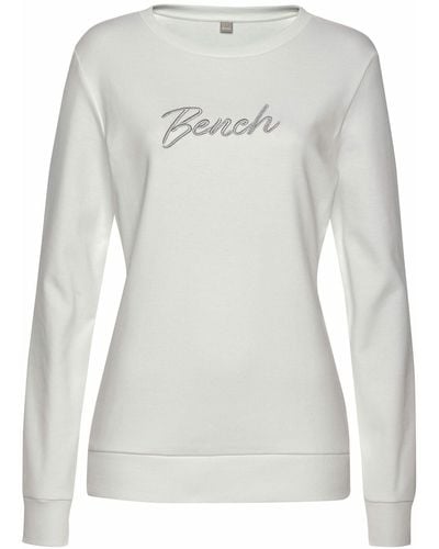 Bench Sweatshirt regular fit - Weiß