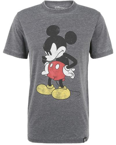 Re:Covered T-shirt disney mickey mouse madface - Grau