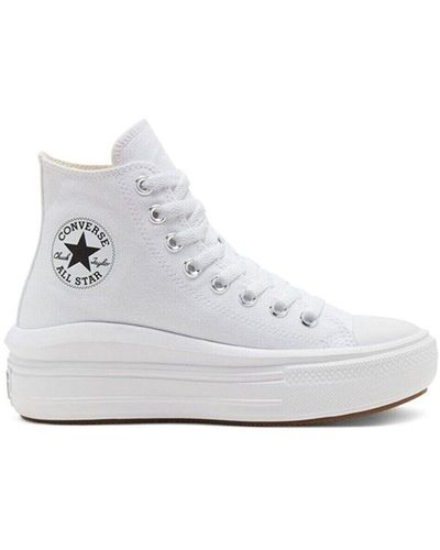 Converse Convers chuck taylor all star move platform freizeit-sneaker 568498cwhite - Weiß