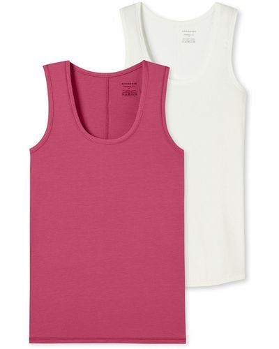 Schiesser Unterhemd tanktop personal fit - Pink