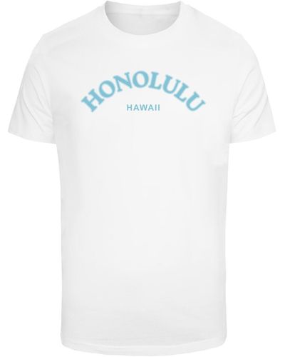 Mister Tee Honolulu hawaii t-shirt - Weiß
