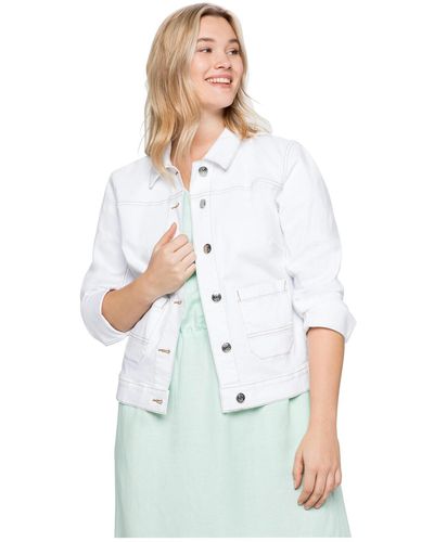 Damen-Jacken von Sheego in Weiß | Lyst DE