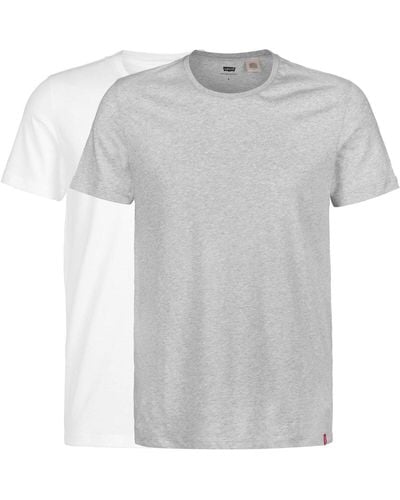 Levi's Levi's slim 2 pack t-shirt - Grau