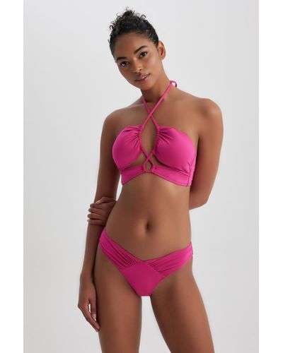 Defacto Fall in love regular fit bikinihose a0176ax23hs - Pink