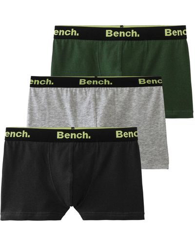 Bench Boxershorts unifarben - Grün