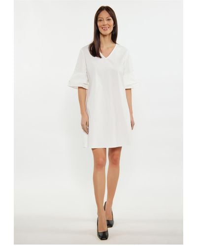 usha BLACK LABEL Kleid basic - Weiß