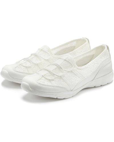 Lascana Sneaker flacher absatz - Weiß