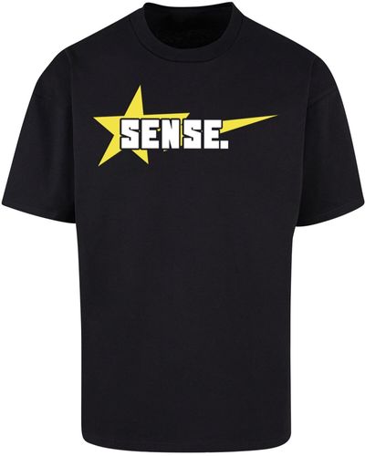 9N1M SENSE T-shirt regular fit - Schwarz