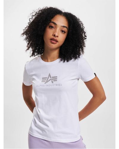 Alpha Industries Kristall t-shirt - Weiß