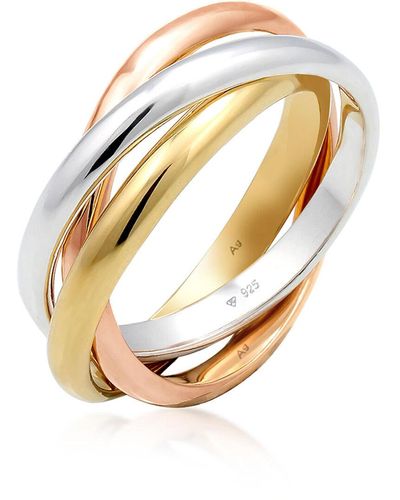 Elli Jewelry Ring ohne stein - Mettallic