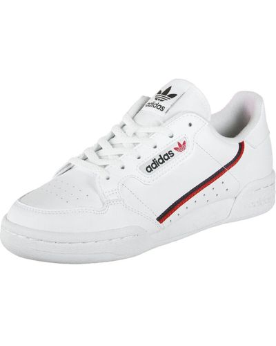 adidas Sneaker flacher absatz - Weiß