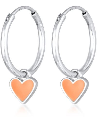 Elli Jewelry Ohrringe - Orange