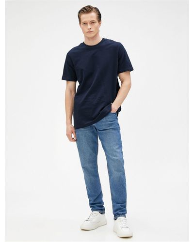 Koton Slim-fit-jeans – brad jean - Blau