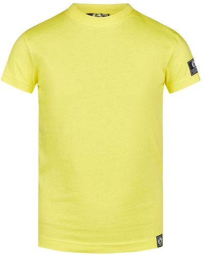 Schietwetter T-shirt "mika", 100% baumwolle, unifarben, luftig - Gelb
