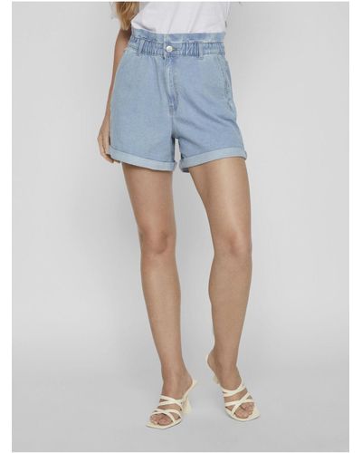 Vila Shorts mittlerer bund - Blau