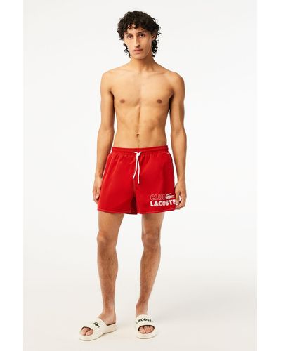 Lacoste Phare seeshorts - Rot