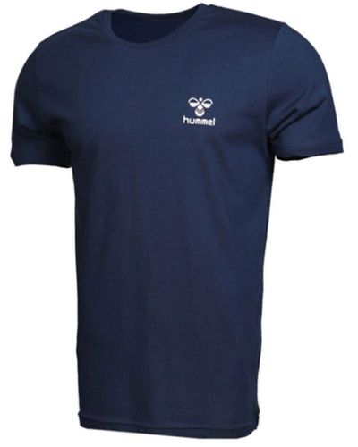 Hummel Kurzärmeliges creme-kevins-t-shirt s/s-t-stück - Blau