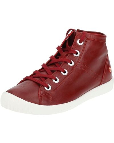 Softinos Sneaker flacher absatz - Rot