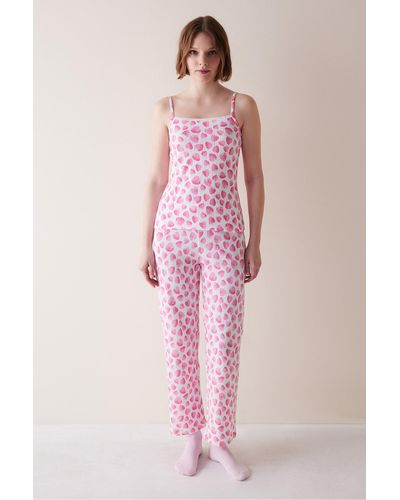 Penti Pyjamaoberteil bunt - Pink