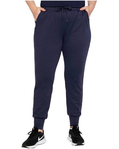 Sheego Jogginghose slim - Blau