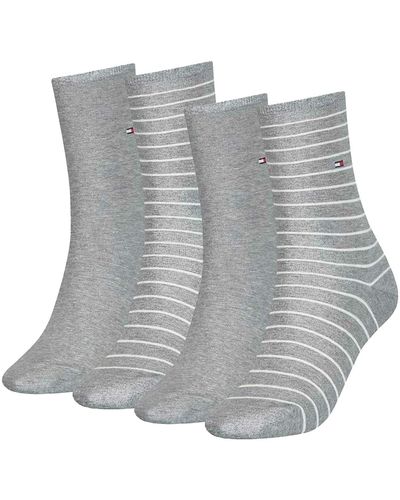 Tommy Hilfiger Socken, 6er pack gemusterte styles - Grau