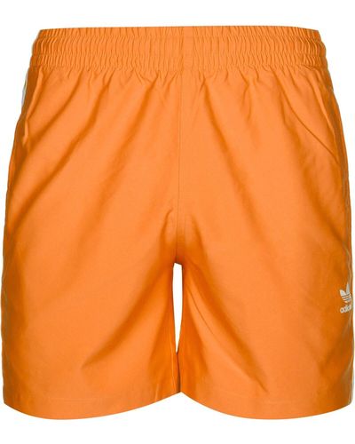 adidas Badeshorts unifarben - Orange