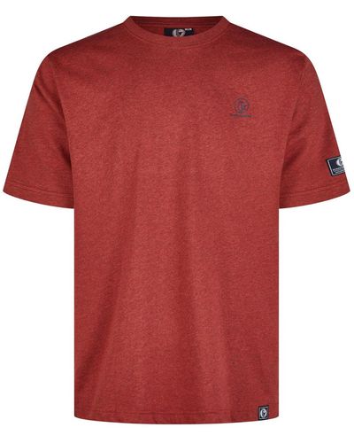Schietwetter T-shirt "holger" , unifarben, luftig - Rot
