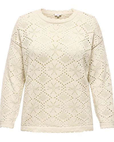 Only Carmakoma Pullover regular fit - Natur