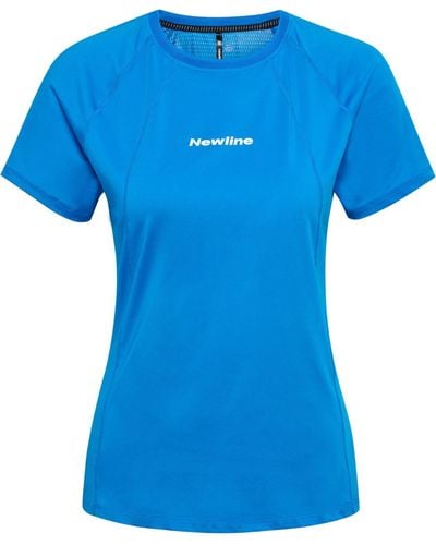 Newline Newline t-shirt regular fit - l - Blau