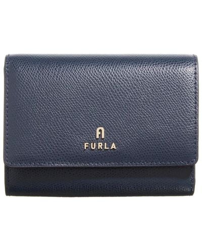 Furla Camelia m compact wallet flap mediterraneo+ballerina i int. - Blau