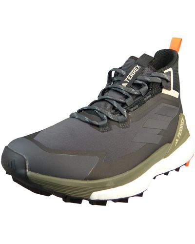 adidas Wanderstiefel stiefel wanderschuhe free hiker 2 gtx boost ie3362 carbon/grey six/co - Grau