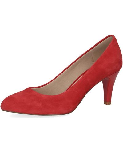 Caprice High heels blockabsatz - Rot