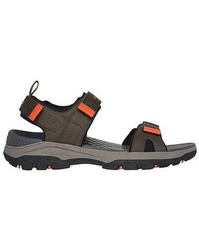 Skechers Sandalette flacher absatz - Schwarz