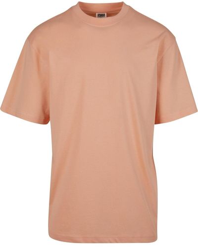 Urban Classics Organic tall t-shirt - Pink